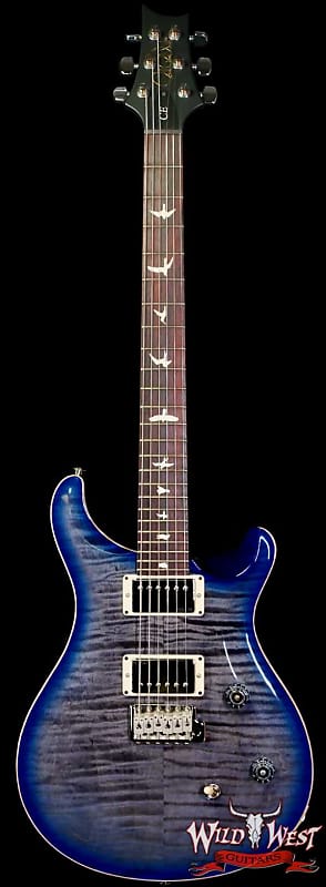 Paul Reed Smith PRS Wild West Guitars Special Run CE 24 Painted Black Neck 57/08 Covered Pickups Faded Grey Black Blue Burst 7.50 LBS image 1