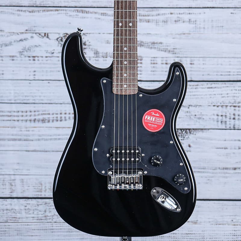 Squier Sonic Stratocaster HT H Electric Guitar | Black image 1