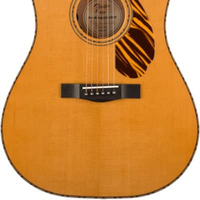 Fender Paramount PD-220E Dreadnought Natural Electro Acoustic Guitar & Hardshell Case image 1