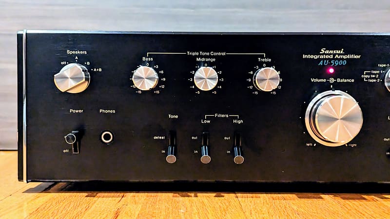 Sansui AU-5900 Stereo Amplifier / Fully Re-capped / Fully Restored and  Tested / Excellent Condition / Free Shipping