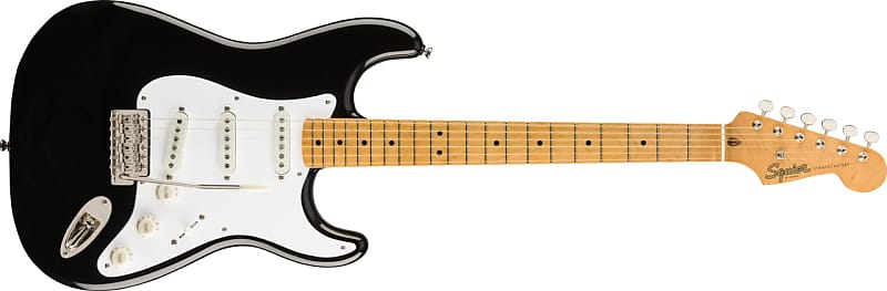 Squier Classic Vibe '50s Stratocaster, Maple Fingerboard, Black image 1