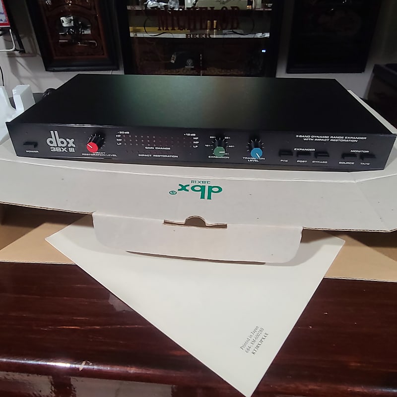 dbx 3BX III 3 band Dynamic Range Expander With Impact Reverb