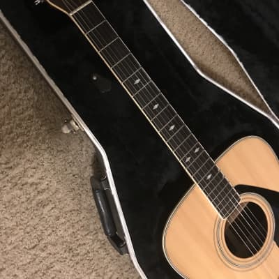Yamaha FG-345 II Acoustic Guitar 1980s made in Taiwan in excellent condition with hard case image 19