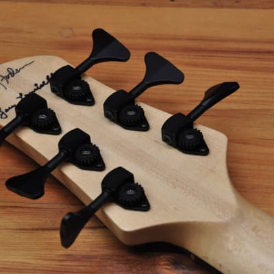 Fodera Emperor Std Limited Doctorbass Edition 6 string Ebony board 17.5mm Figured Redwood top image 17