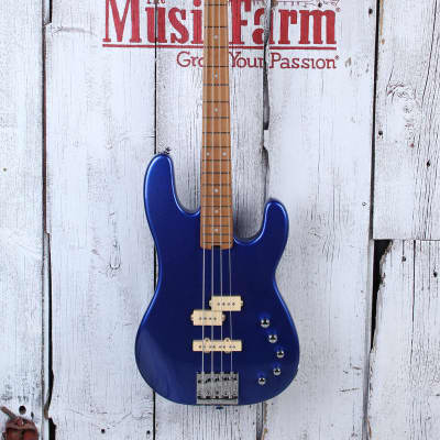 Charvel Pro-Mod San Dimas Bass PJ IV 4 String Electric Bass Guitar Mystic Blue image 2