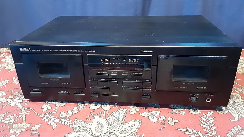 Yamaha KX-W392 Dual Cassette Deck | Reverb