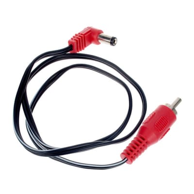 CIOKS Type 2 Flex Cable with 5.5 / 2.1mm Centre Positive Angled DC Plug - 50cm