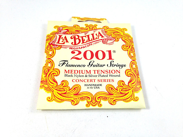 La Bella 2001FM Flamenco Guitar Strings - Medium Tension image 1