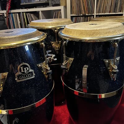 LP Latin Percussion Galaxy Fiberglass Congas Set of 4 - Final