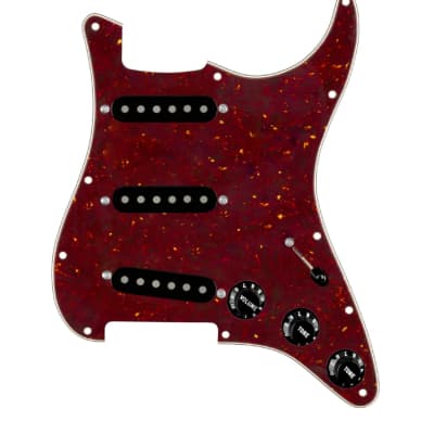 920D Custom Texas Vintage Loaded Pickguard for Strat With Black