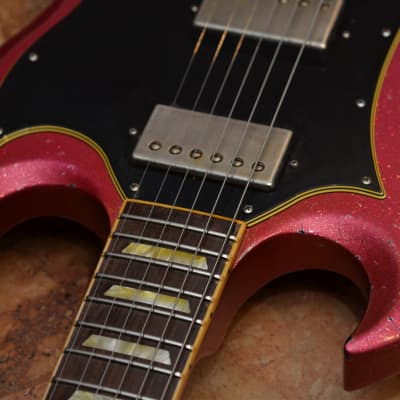 Gibson SG Standard Relic - Custom Pink Sparkle image 16
