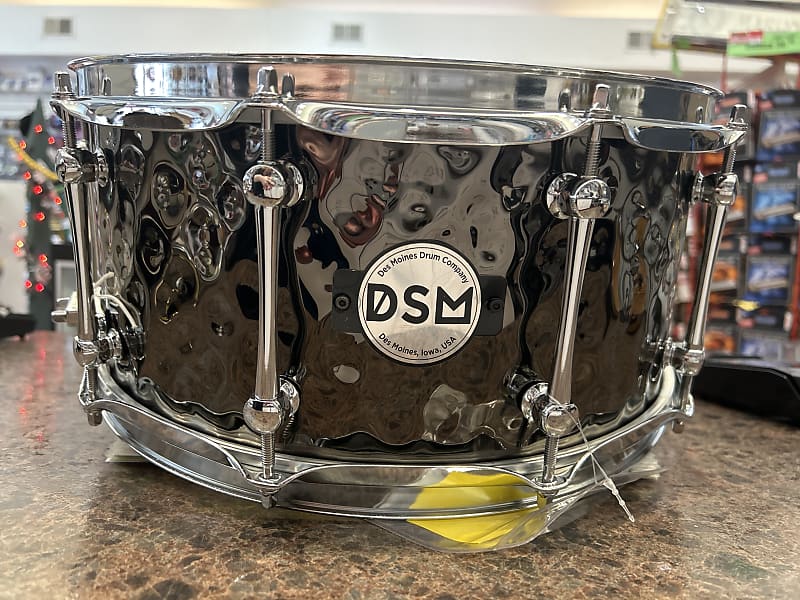 DSM Snare Drum DSM 6.5x14 - Black Hammered image 1