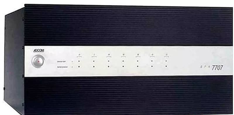 ADCOM GFA7707 Multi-Channel Power Amplifier 200W per channel  			