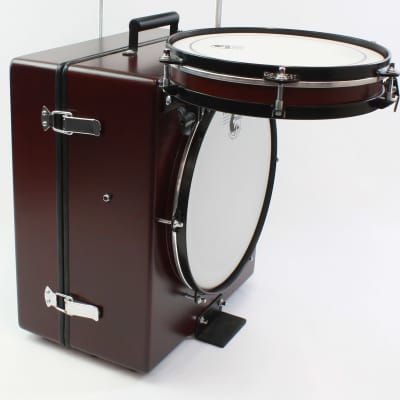 Toca Kickboxx Suitcase Drum Set with Kickboxx, 10" Snare, 10" Tom, and 3 Accessory Mounting Rods image 5