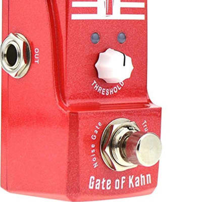 Joyo JF 324 Gate of Kahn Noise Gate Ironman Mini Pedal w/ Cloth and 4 Cables image 3