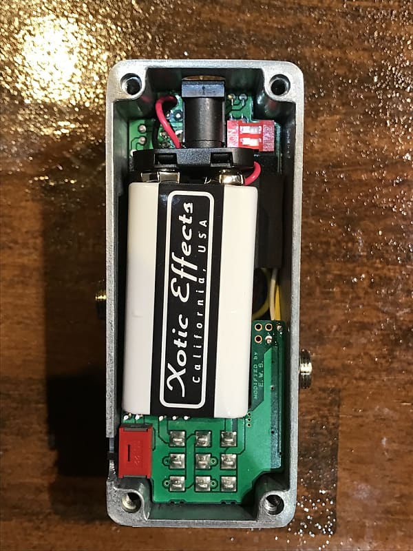ギター Xotic EP-booster Xotique JAPAN MOD Xotic EP Booster Xotique Mod by E.W.S. Custom Red（新品/送料