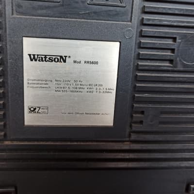 WATSON RR-5600 GHETTOBLASTER Vintage Boombox image 4