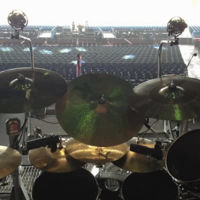 Rick Allen's Def Leppard, Autographed Zildjian-Hart 13" Dyno-Beat Hi Hat Trigger Cymbal PLUS Tour Artifacts. (#4004) ! image 5