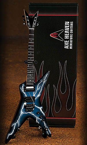 Dimebag Darrell Lightning Bolt Signature Model - Miniature Guitar Replica Collectible image 1