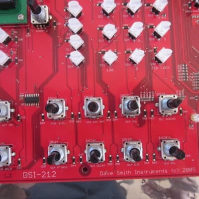 DSI Poly Evolver Encoder boards complete set + knobs image 6