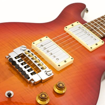Hamer USA Studio Electric Guitar, Cherry Sunburst, 1996 Model with Rare Schaller 456 Bridge image 4