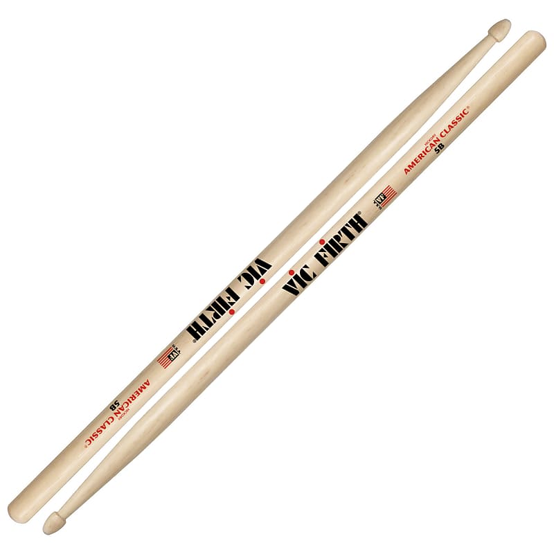 Vic Firth 5B American Classics Wood Tip Drum Sticks image 2