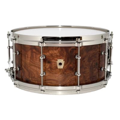 Ludwig LS403XXCE Limited Edition Aged Exotic Carpathian Elm 6.5x14" 10-Lug Snare Drum 2020