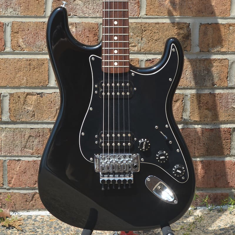 Fender Mexican Strat HH Floyd Rose Black Fender Mexico Stratcastar HH