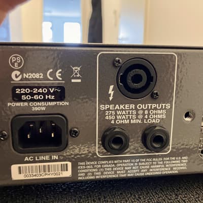 Ampeg SVT-3 PRO 450-Watt Rackmount Bass Amp Head 2007 - Present - Black image 21