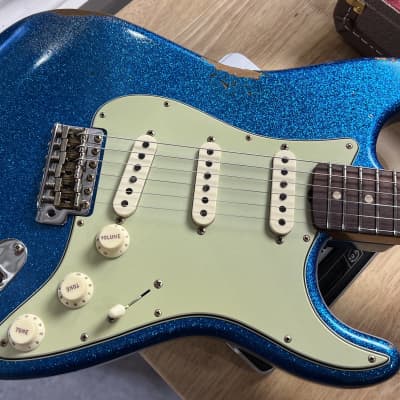 Fender '61 Relic Custom Shop Stratocaster Dealer Special Order 2023 - Blue Sparkle image 4