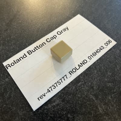 ORIGINAL Roland Gray Button Cap (016H043) for Juno-60, JSQ-60, MSQ-100, EP-6060, EP-11, etc