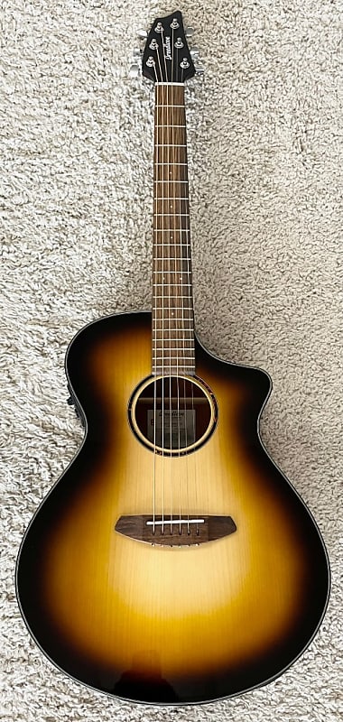 Breedlove ECO Discovery Concert S Concert CE Acoustic Electric Guitar, Edgeburst image 1