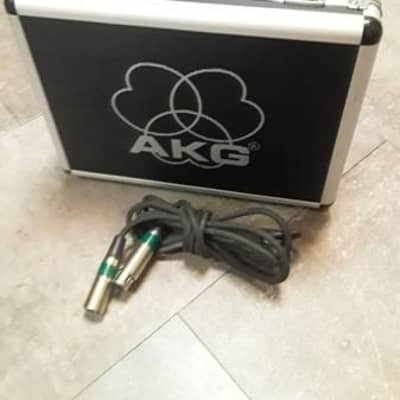 *Rare* Vintage 90's Era AKG Mic with Stand Clip, Shockmount, Case & Cable - (Never Used/100% Mint) image 7