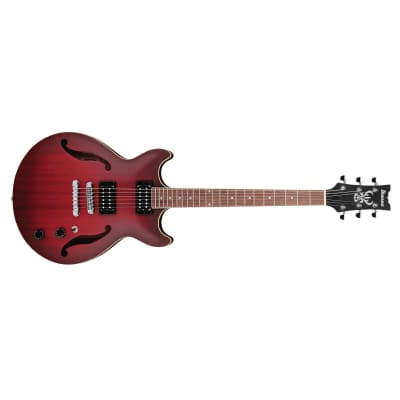 Ibanez AM53 Artcore Electric Guitar Hollow Body Flat Sunburst Red - AM53SRF for sale