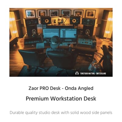 Zaor Onda Angled Studio Desk 2019 Black image 5