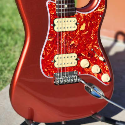 Warmoth Fender Vega partscaster 2022 - Faded Candy Apple Red image 11