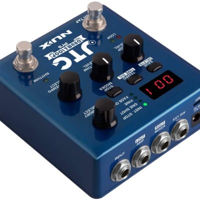 NUX JTC PRO Drum Loop PRO Dual Switch Looper Pedal 6 hours recording time 24-bit and 44.1 kHz sample rate image 5