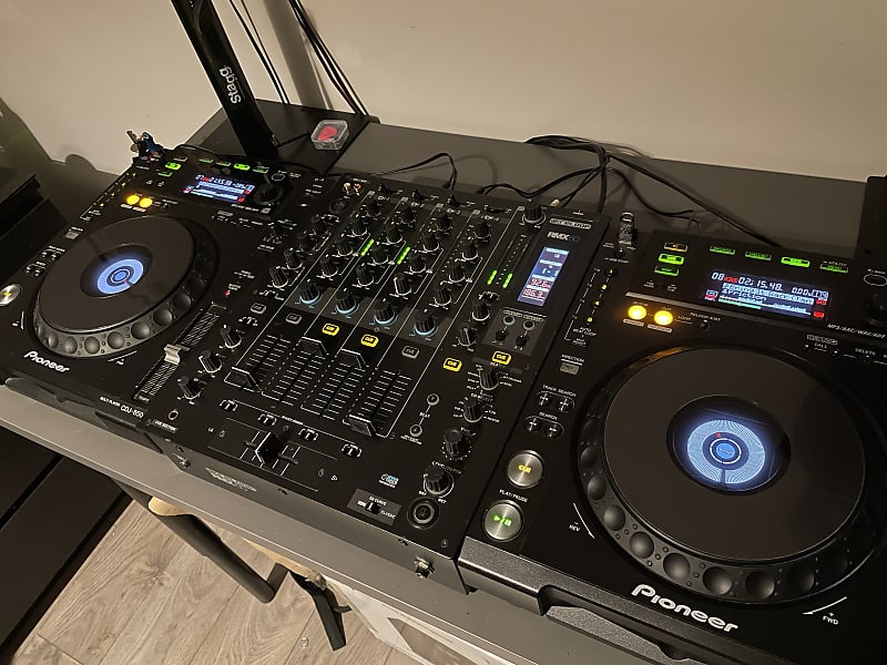 2 x Pioneer CDJ-850k (2020) & Reloop RMX60 4-Channel Mixer | Reverb