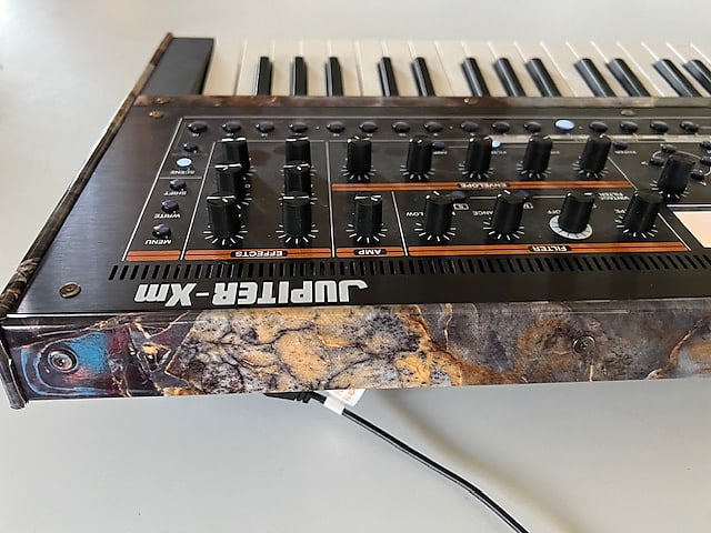 Roland Jupiter-Xm 37-Key Synth Excellent with Custom Vinyl Wrap image 1