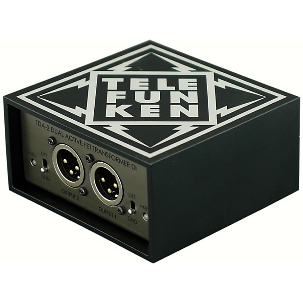 Telefunken TDA-2 Active Stereo DI Box image 1