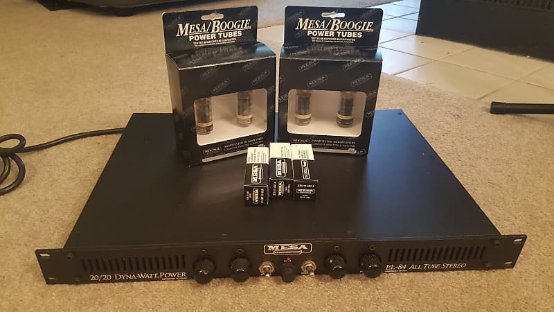 Mesa Boogie 20/20 Stereo EL84 Power Amplifier - Brand New Full Set of Mesa Boogie EL84 and 12AX7 Tubes Included! image 1