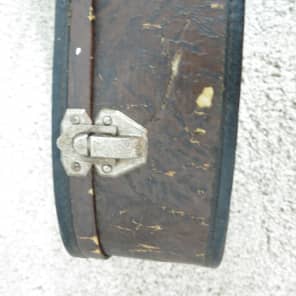 Vintage 1950s Geib Martin Harmony Chicago Acoustic Brown Guitar Case Huge Hole Cheap Or Best Offer image 4