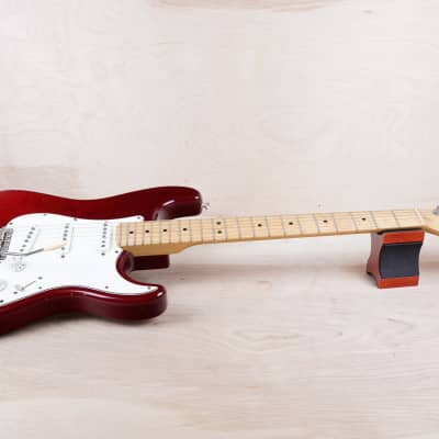 Fender Highway One Stratocaster 2002 Crimson Red Transparent w/ Hard Case image 2