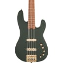 Charvel Pro Mod San Dimas Bass JJ 5 String Bass in Lambo Green
