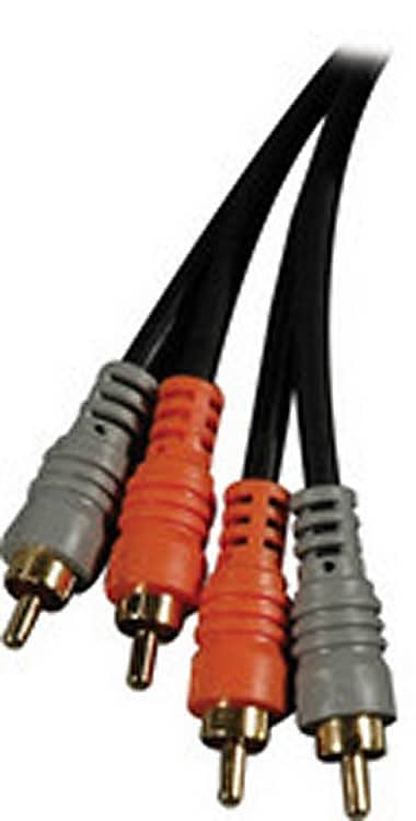 Hosa Cable CRA-202G Dual RCA Male to Same, 2 meters image 1