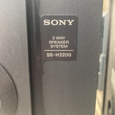 Sony Vintage SONY SS-H2200 SPEAKERS 80s image 4