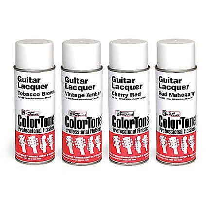 ColorTone Tinted Aerosol Guitar Lacquer, Tobacco Brown