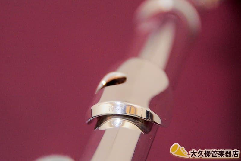 SANKYO FLUTE SILVERSONIC w/10K GOLD riser Ag950 Head Joint SANKYO FLUTE SILVERSONIC w/10K GOLD riser Ag950 Head Joint