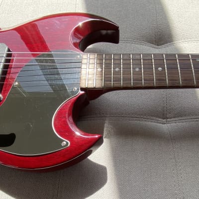 Gibson  SG Jr. '61 Reissue  1991 Cherry Finish W/Bigsby B-3 and Towner Down-Bar image 8