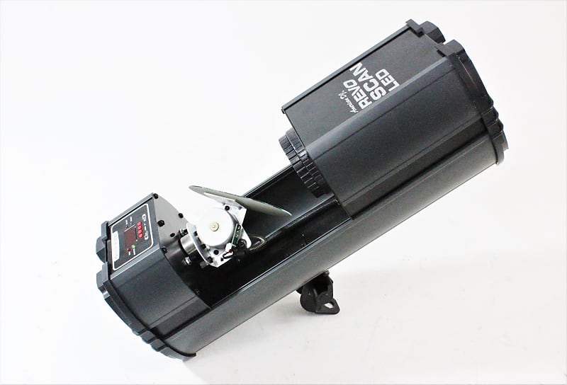 12-Watt LED DMX Barrel Mirrored Scanner